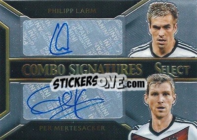 Sticker Per Mertesacker / Philipp Lahm - Select Soccer 2015 n. SCS-16 - Panini