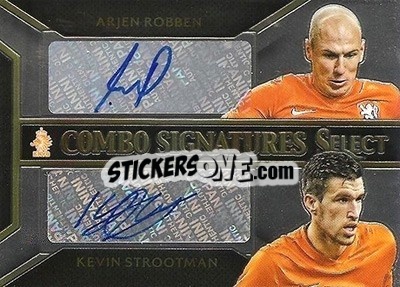 Cromo Arjen Robben / Kevin Strootman - Select Soccer 2015 - Panini