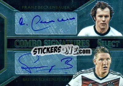 Sticker Bastian Schweinsteiger / Franz Beckenbauer - Select Soccer 2015 n. SCS-21 - Panini