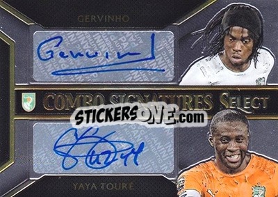 Sticker Yaya Toure / Gervinho - Select Soccer 2015 n. SCS-22 - Panini