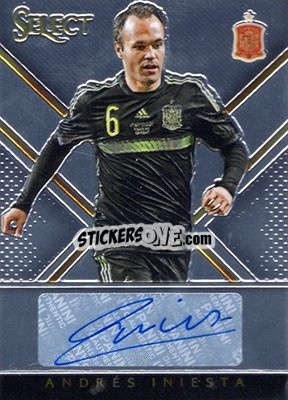 Sticker Andres Iniesta - Select Soccer 2015 - Panini