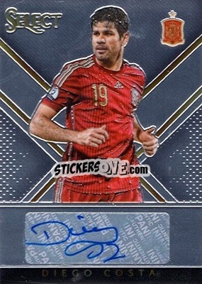 Sticker Diego Costa - Select Soccer 2015 n. SS-10 - Panini