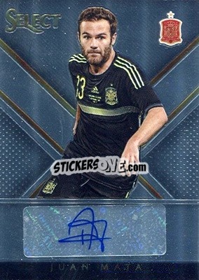 Sticker Juan Mata - Select Soccer 2015 - Panini