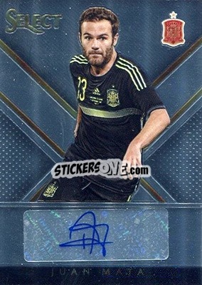 Sticker Juan Mata - Select Soccer 2015 n. SS-20 - Panini