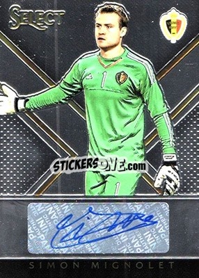 Sticker Simon Mignolet - Select Soccer 2015 n. SS-41 - Panini