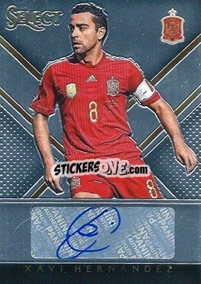 Cromo Xavi Hernandez - Select Soccer 2015 - Panini