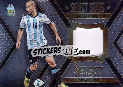 Sticker Javier Mascherano - Select Soccer 2015 n. SSM-3 - Panini