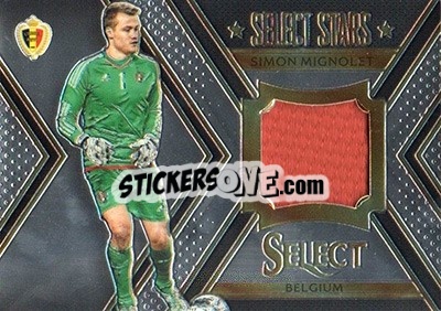 Sticker Simon Mignolet - Select Soccer 2015 n. SSM-9 - Panini