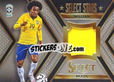 Figurina Willian - Select Soccer 2015 - Panini