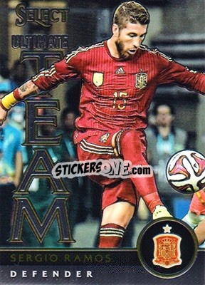 Sticker Sergio Ramos - Select Soccer 2015 n. UT-6 - Panini