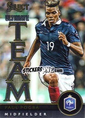 Sticker Paul Pogba - Select Soccer 2015 n. UT-13 - Panini