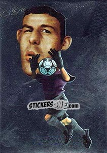 Sticker Samir Handanovic - World Football Stars 2010 n. 204 - Aquarius