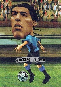 Sticker Luis Suárez - World Football Stars 2010 n. 214 - Aquarius