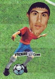 Sticker Pedro Morales - World Football Stars 2010 - Aquarius