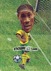Sticker Steven Pienaar - World Football Stars 2010 - Aquarius
