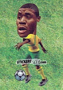 Sticker Aaron Mokoena - World Football Stars 2010 - Aquarius
