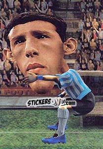 Sticker Maxi Rodríguez - World Football Stars 2010 n. 1 - Aquarius