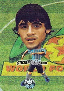 Sticker Lucho González - World Football Stars 2010 - Aquarius