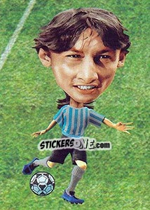 Sticker Gabriel Heinze - World Football Stars 2010 n. 6 - Aquarius