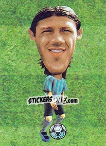 Sticker Martín Demichelis - World Football Stars 2010 - Aquarius