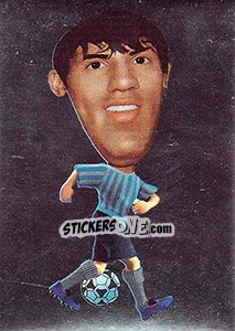 Sticker Sergio Agüero - World Football Stars 2010 n. 12 - Aquarius