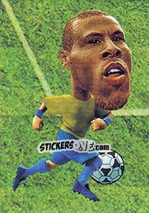 Sticker Luís Fabiano - World Football Stars 2010 - Aquarius