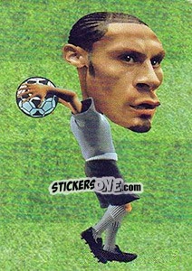 Sticker Rio Ferdinand - World Football Stars 2010 n. 38 - Aquarius