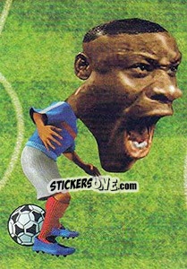 Sticker William Gallas - World Football Stars 2010 - Aquarius