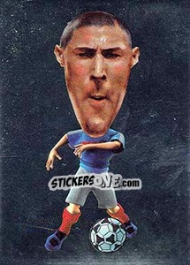 Sticker Karim Benzema - World Football Stars 2010 - Aquarius