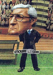 Cromo Marcello Lippi - World Football Stars 2010 - Aquarius