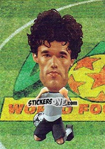 Sticker Michael Ballack - World Football Stars 2010 n. 96 - Aquarius