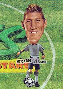 Sticker Bastian Schweinsteiger - World Football Stars 2010 - Aquarius