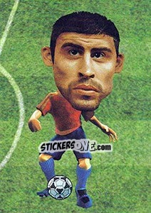 Sticker Gerard Piqué - World Football Stars 2010 n. 140 - Aquarius