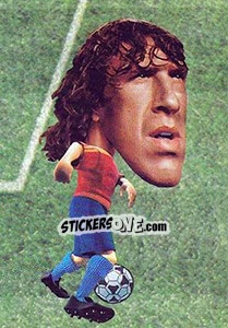 Sticker Carles Puyol - World Football Stars 2010 n. 142 - Aquarius