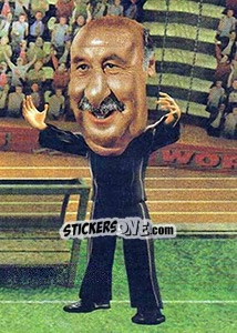 Cromo Vicente del Bosque - World Football Stars 2010 - Aquarius