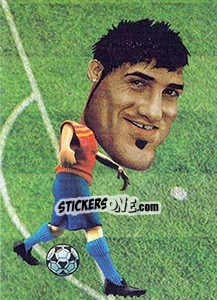 Sticker David Villa - World Football Stars 2010 n. 147 - Aquarius