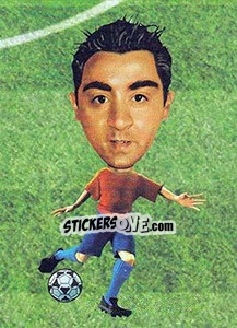 Sticker Xavi - World Football Stars 2010 n. 148 - Aquarius