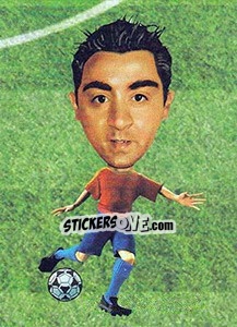 Sticker Xavi - World Football Stars 2010 - Aquarius