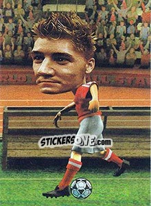 Sticker Nicklas Bendtner - World Football Stars 2010 n. 158 - Aquarius