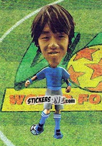 Sticker Shunsuke Nakamura - World Football Stars 2010 n. 169 - Aquarius