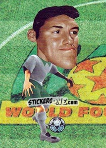 Sticker Guillermo Franco - World Football Stars 2010 - Aquarius