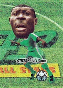 Sticker Yakubu Aiyegbeni - World Football Stars 2010 - Aquarius