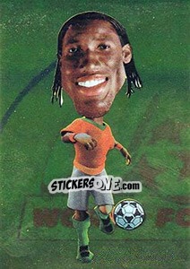 Sticker Didier Drogba - World Football Stars 2010 n. 197 - Aquarius