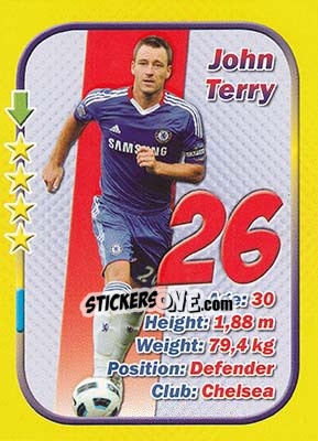 Sticker John Terry - Stars 3x1 (Big) - Aquarius