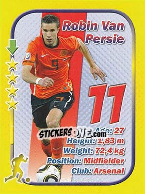 Cromo Robin van Persie - Stars 3x1 (Big) - Aquarius