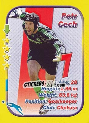 Sticker Petr Cech - Stars 3x1 (Big) n. 22 - Aquarius