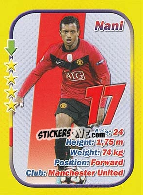 Sticker Nani - Stars 3x1 (Big) n. 27 - Aquarius