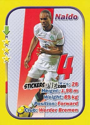 Sticker Naldo - Stars 3x1 (Big) n. 28 - Aquarius