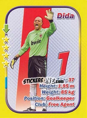 Sticker Dida - Stars 3x1 (Big) n. 30 - Aquarius
