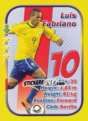 Sticker Luis Fabriano - Stars 3x1 (Big) n. 37 - Aquarius